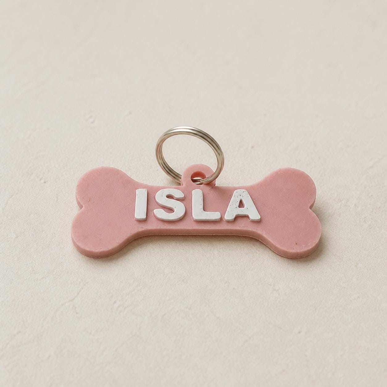 Personalised Bone Dog Name Tag – Lightweight 3D Printed Collar Tag