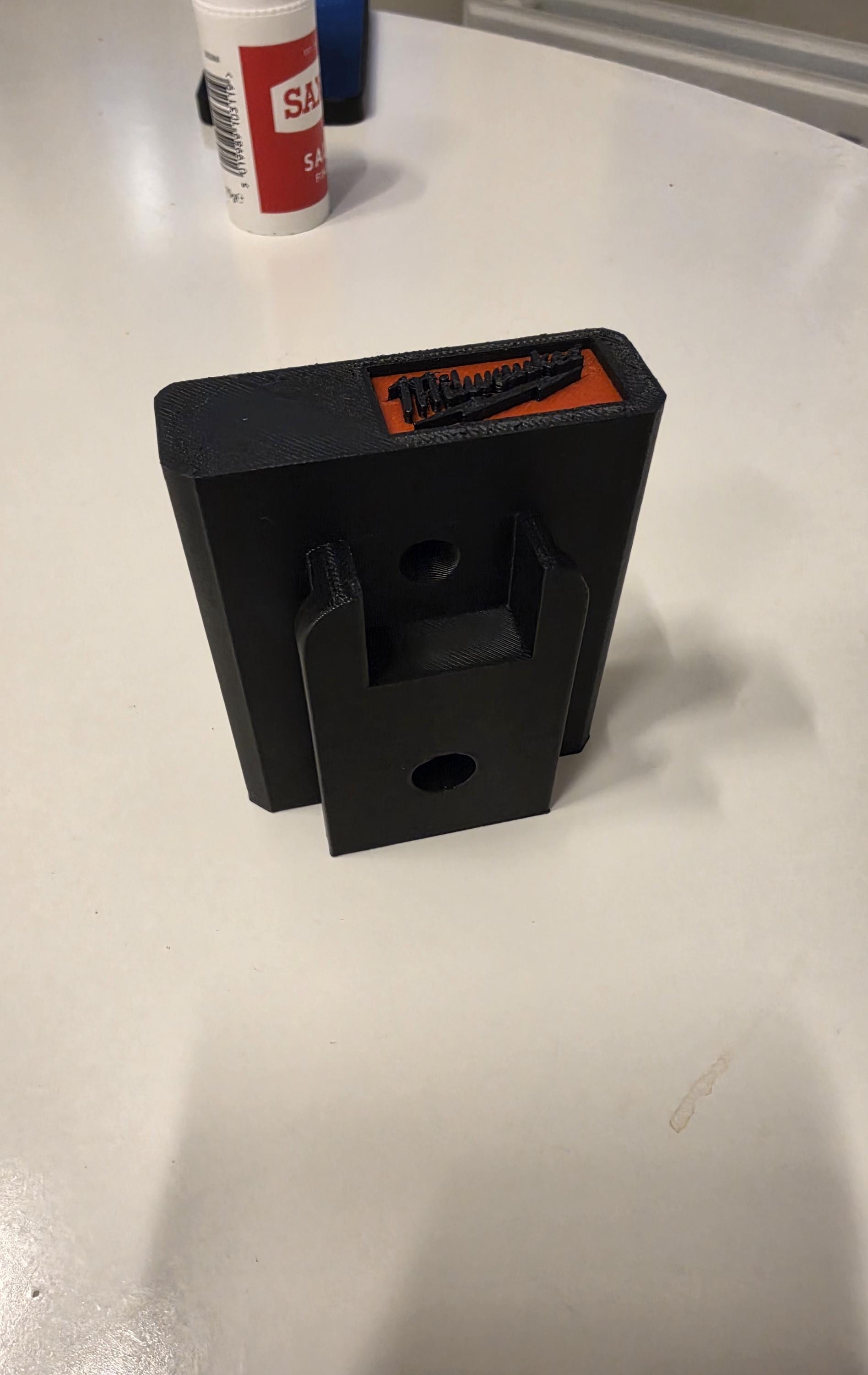 Milwaukee M18 Drill Holder | Under Shelf Power Tool Mount | Workshop Garage Tool Storage | 3D Printed Drill Hanger