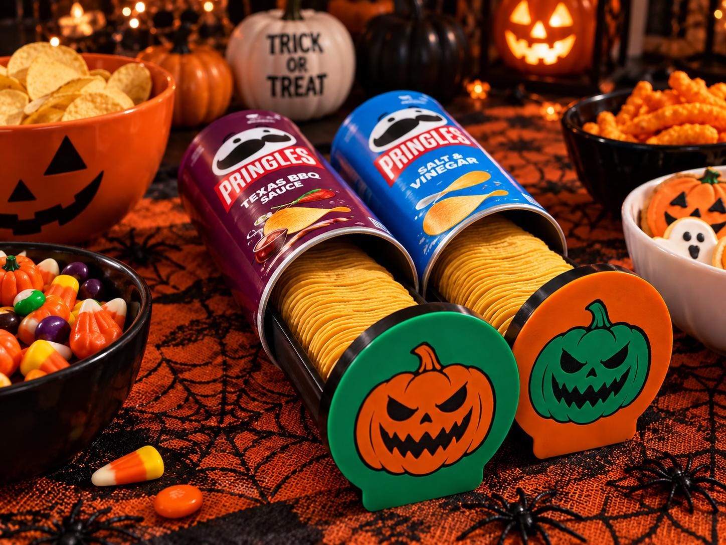 Halloween Pringles Can Slider
